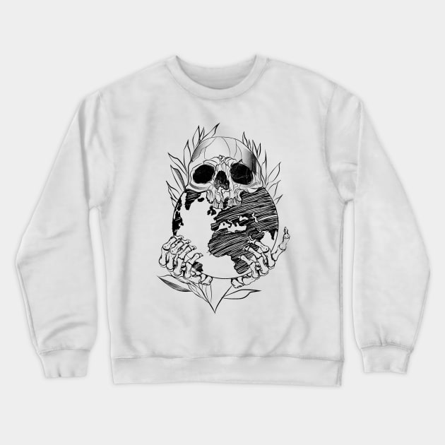 Earth Day Death Crewneck Sweatshirt by avshirtnation